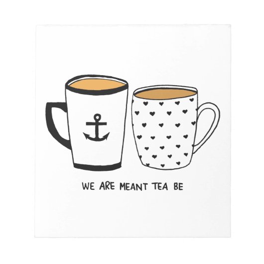 我々はお茶になる ノートパッド (正面)