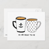 我々はお茶になる ポストカード (正面/裏面)