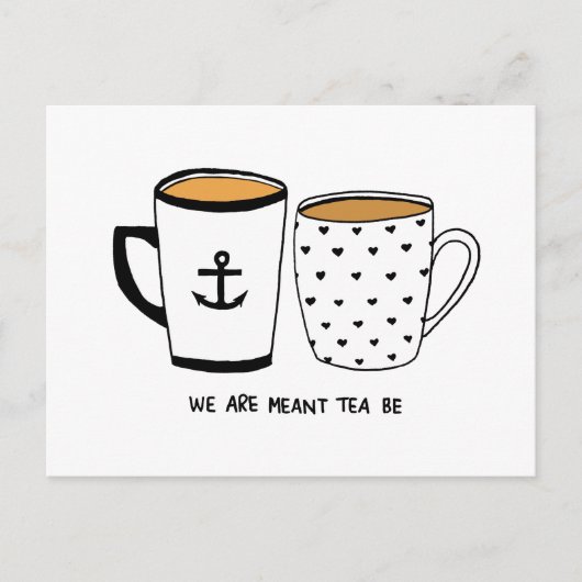 我々はお茶になる ポストカード (正面)