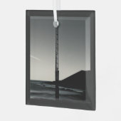 我々はここにいたガラス広場オーナメント ガラスオーナメント (正面左)