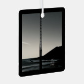 我々はここにいた名前メタルスクエアオーナメント メタルオーナメント (正面右)