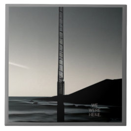 我々はここにいた文字の大きなセラミックタイル タイル