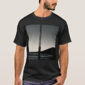 我々はここにいた男の黒いTシャツ Tシャツ (正面)