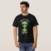 我々はここにいるUFOエイリアン侵攻超地上波 Tシャツ (正面フル)