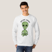 我々はここにいるUFOエイリアン侵攻超地上波 Tシャツ (正面フル)
