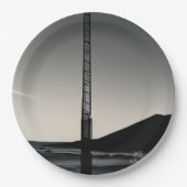 我々はここに大きな紙プレート ペーパープレート (正面)