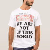 我々はこの世に属さない Tシャツ (正面)