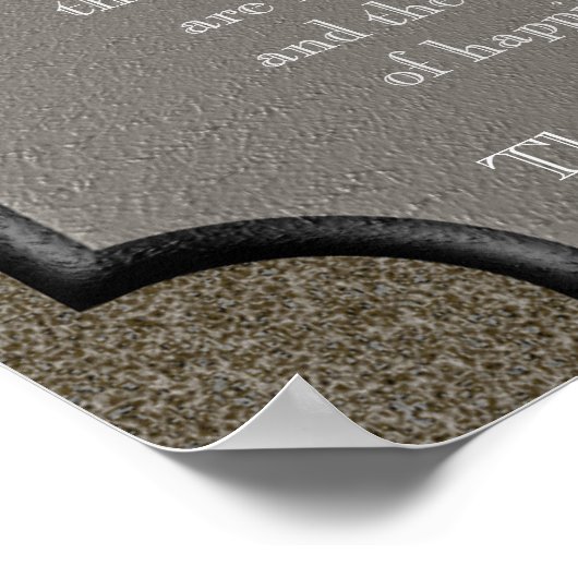 我々はこれらの真実を保持 – ジェファーソン引用文-プリント ポスター (角)