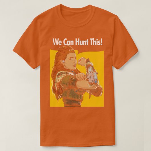我々はこれを狩りできる Tシャツ (デザイン正面)