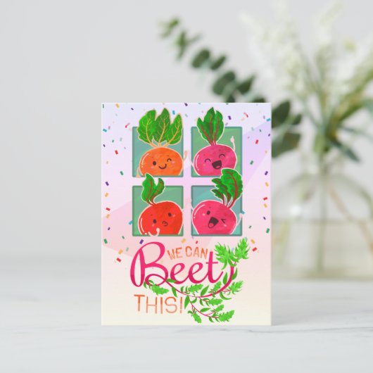 我々はこれを見ることができる |やる気を起こさせる引用文 ポストカード (スタンド正面)