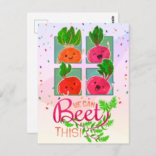 我々はこれを見ることができる |やる気を起こさせる引用文 ポストカード (正面/裏面)