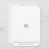 我々はさくらんぼ結婚の (裏面)