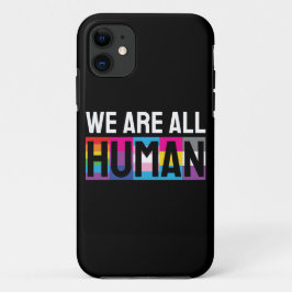 我々はすべて人間LGBTQIA+である iPhone 11 ケース