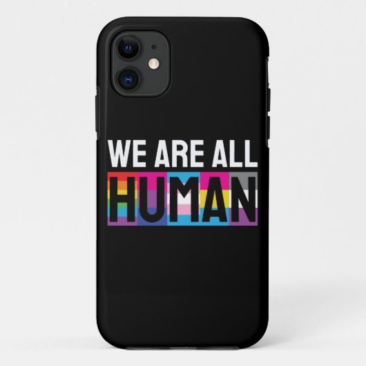 我々はすべて人間LGBTQIA+である Case-Mate iPhoneケース (裏面)