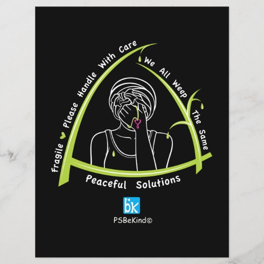 我々はすべて同じ2_フラット紙シート_8.5"x11"を泣く (正面)