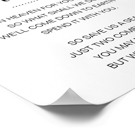 我々はそこに記念椅子結婚の ポスター (角)