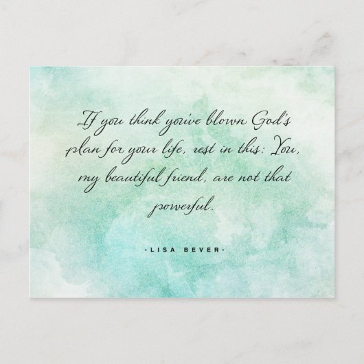 我々はそれほど力がない ポストカード (正面)