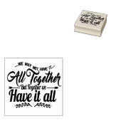 我々はそれをすべて一緒に持っているかもしれない引用文 ラバースタンプ (押印)