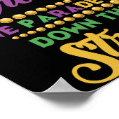 我々はそれをパレード熱狂するマルディグラを隠さない ポスター (角)