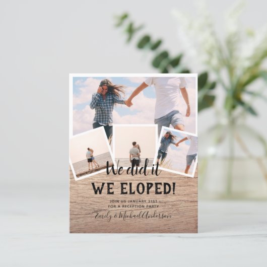 我々はそれを実行したエロペメント写真ウェディングレセプションバジェット (スタンド正面)