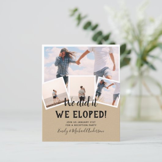 我々はそれを実行したエロペメント写真ウェディングレセプションバジェット (スタンド正面)