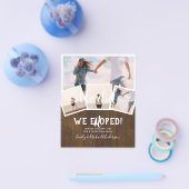 我々はそれを実行したエロペメント写真ウェディングレセプションバジェット チラシ (シングル)