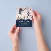 我々はそれを実行したエロペメント写真ウェディングレセプションバジェット チラシ (手)