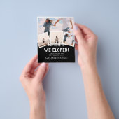 我々はそれを実行したエロペメント写真ウェディングレセプションバジェット チラシ (手)