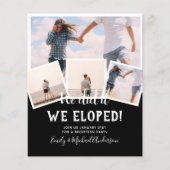 我々はそれを実行したエロペメント写真ウェディングレセプションバジェット チラシ (正面)