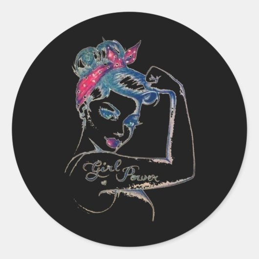 我々はそれを治すことができるロージーリベーター乳癌の少女P ラウンドシール (正面)