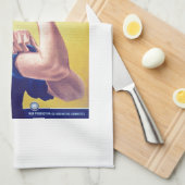 我々はそれを行うことができるリベッターの州をロージー統一された キッチンタオル (四つ折り)