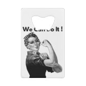 我々はそれを行うことができるリベッターをロージー クレジットカード栓抜き (裏面)