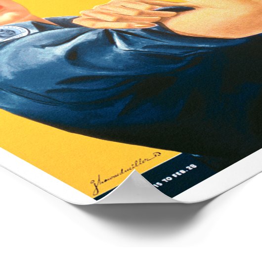 我々はそれを行うことができるリベッターをロージー ポスター (角)