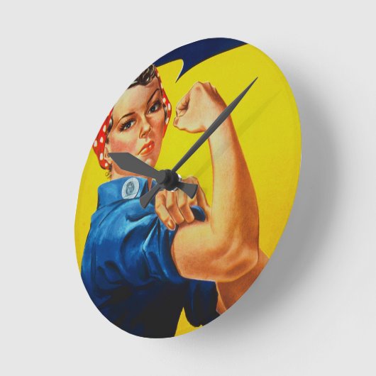 我々はそれを行うことができるリベッターをロージー ラウンド壁時計 (傾斜)