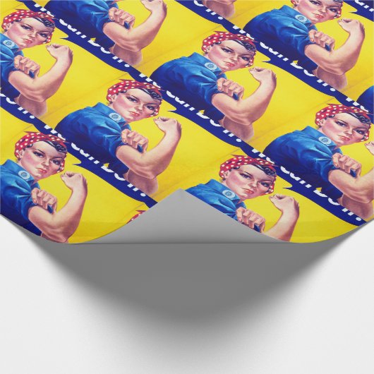 我々はそれを行うことができるリベッターをロージー ラッピングペーパー (角)