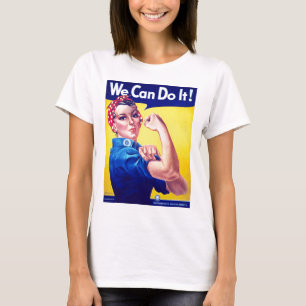 我々はそれを行うことができるリベッターをロージー Tシャツ