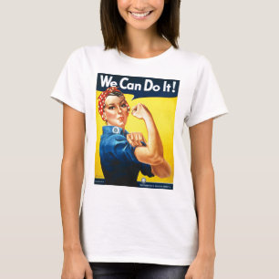 我々はそれを行うことができるリベッターをロージー Tシャツ