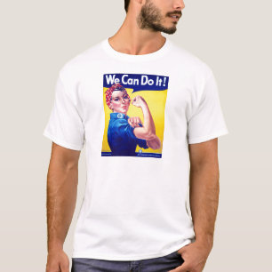 我々はそれを行うことができるリベッターをロージー Tシャツ