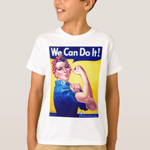 我々はそれを行うことができるリベッターをロージー Tシャツ