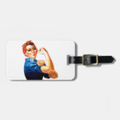 我々はそれを行うことができるリベッターWWIIプロパガンダ ラゲッジタグ (正面横)