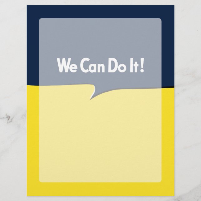 我々はそれを行うことができるロージーの見出し (正面)