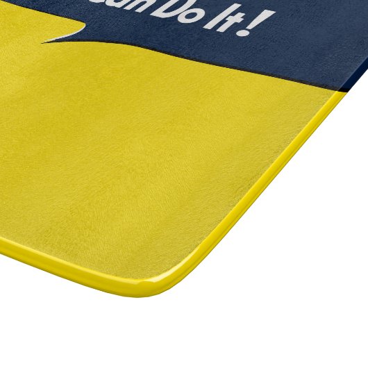 我々はそれを行うことができるロージーの見出し カッティングボード (角)