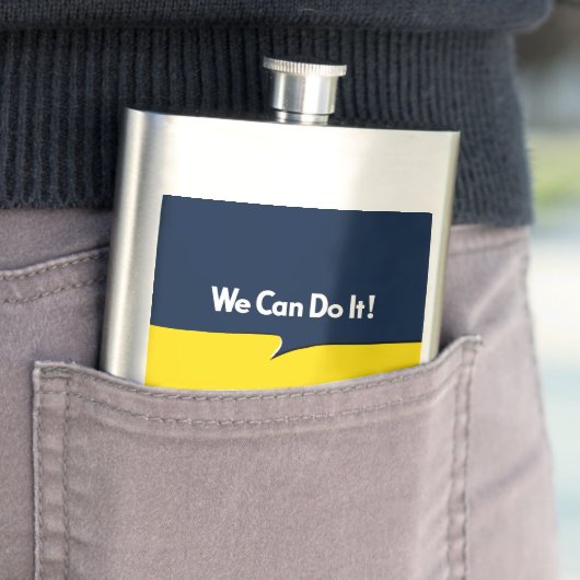 我々はそれを行うことができるロージーの見出し フラスク (インサイチュ)