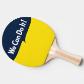 我々はそれを行うことができるロージーの見出し 卓球ラケット (横)