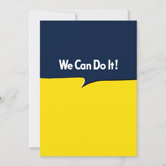 我々はそれを行うことができる (正面)