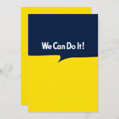 我々はそれを行うことができる (正面/裏面)