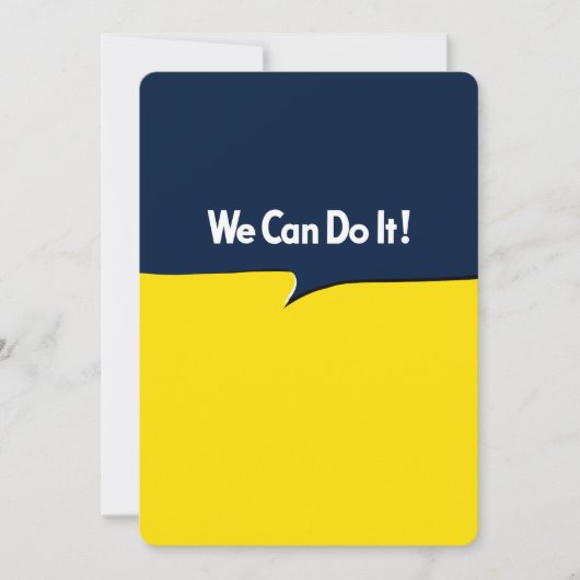 我々はそれを行うことができる (正面)