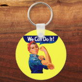 我々はそれを行うことができる – アーやる気を起こさせるト キーホルダー (正面)