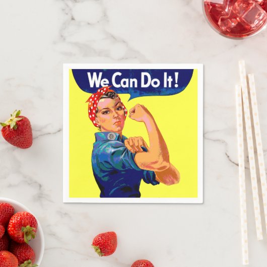 我々はそれを行うことができる – アーやる気を起こさせるト スタンダードカクテルナプキン (インサイチュ)