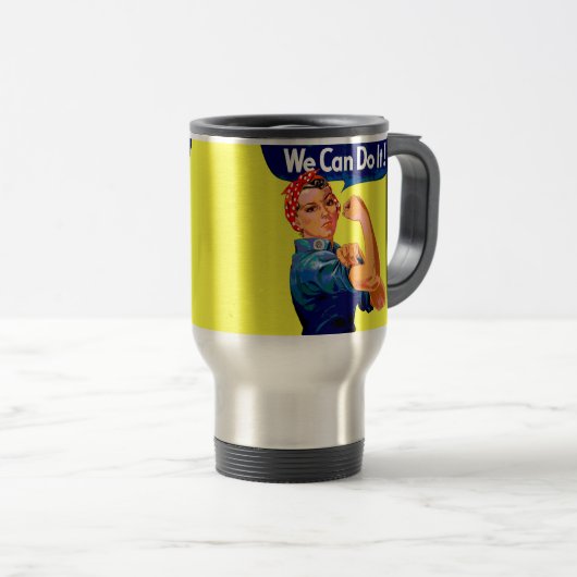 我々はそれを行うことができる – アーやる気を起こさせるト トラベルマグ (正面右)